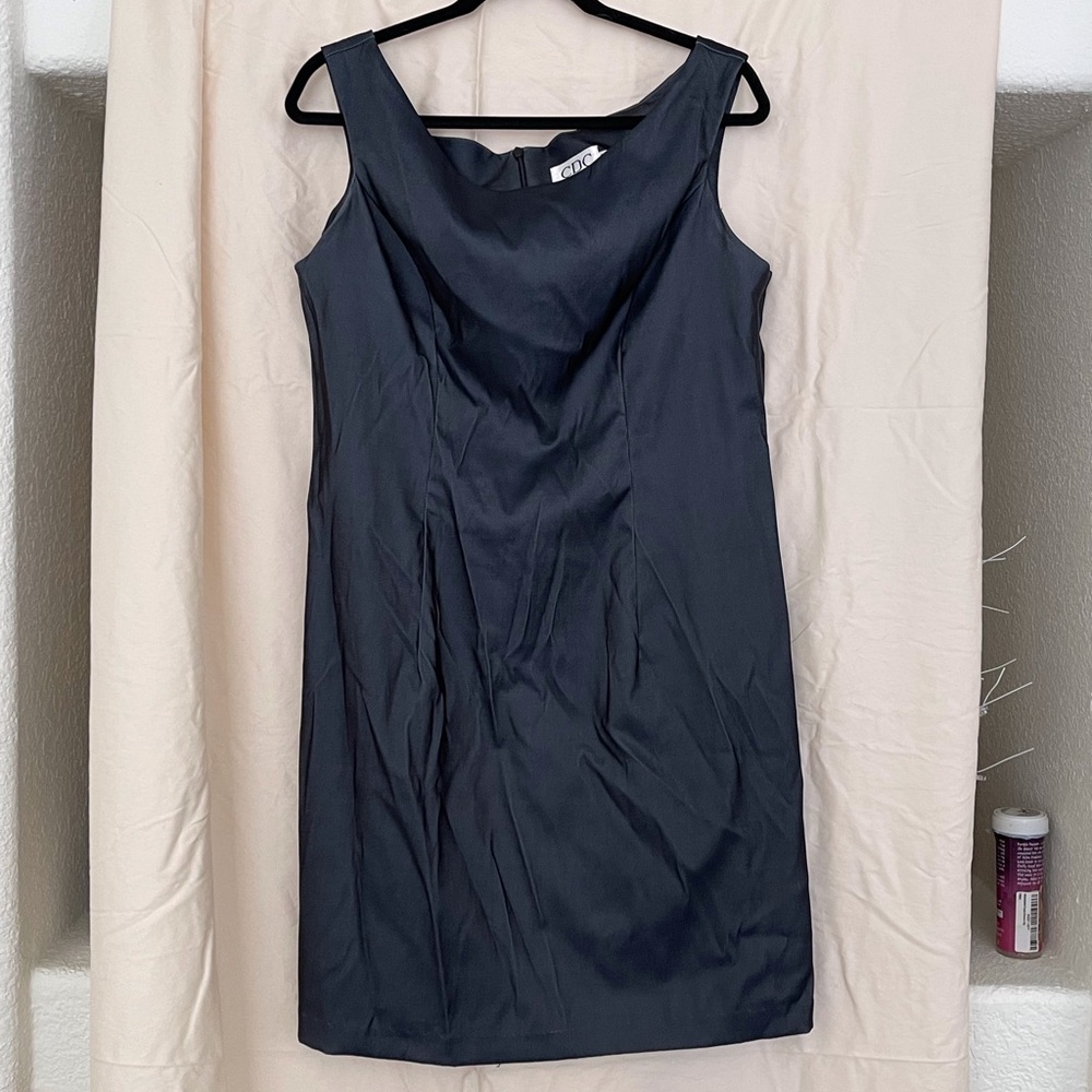 Short dark gray dress
